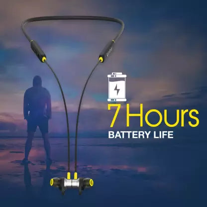 INFINITY by HARMAN Glide N120 Neckband with Advanced 12mm Drivers, Dual Equalizer, IPX5 Sweatproof Bluetooth Headset  (Black, Yellow, In the Ear) INFINITY by HARMAN Glide N120 Neckband with Advanced 12mm Drivers, Dual Equalizer, IPX5 Sweatproof Bluetooth Headset  (Black, Yellow, In the Ear)
